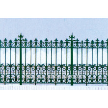Maison moderne Fer Palisade Fence / clôture élégante et durable en fer forgé
